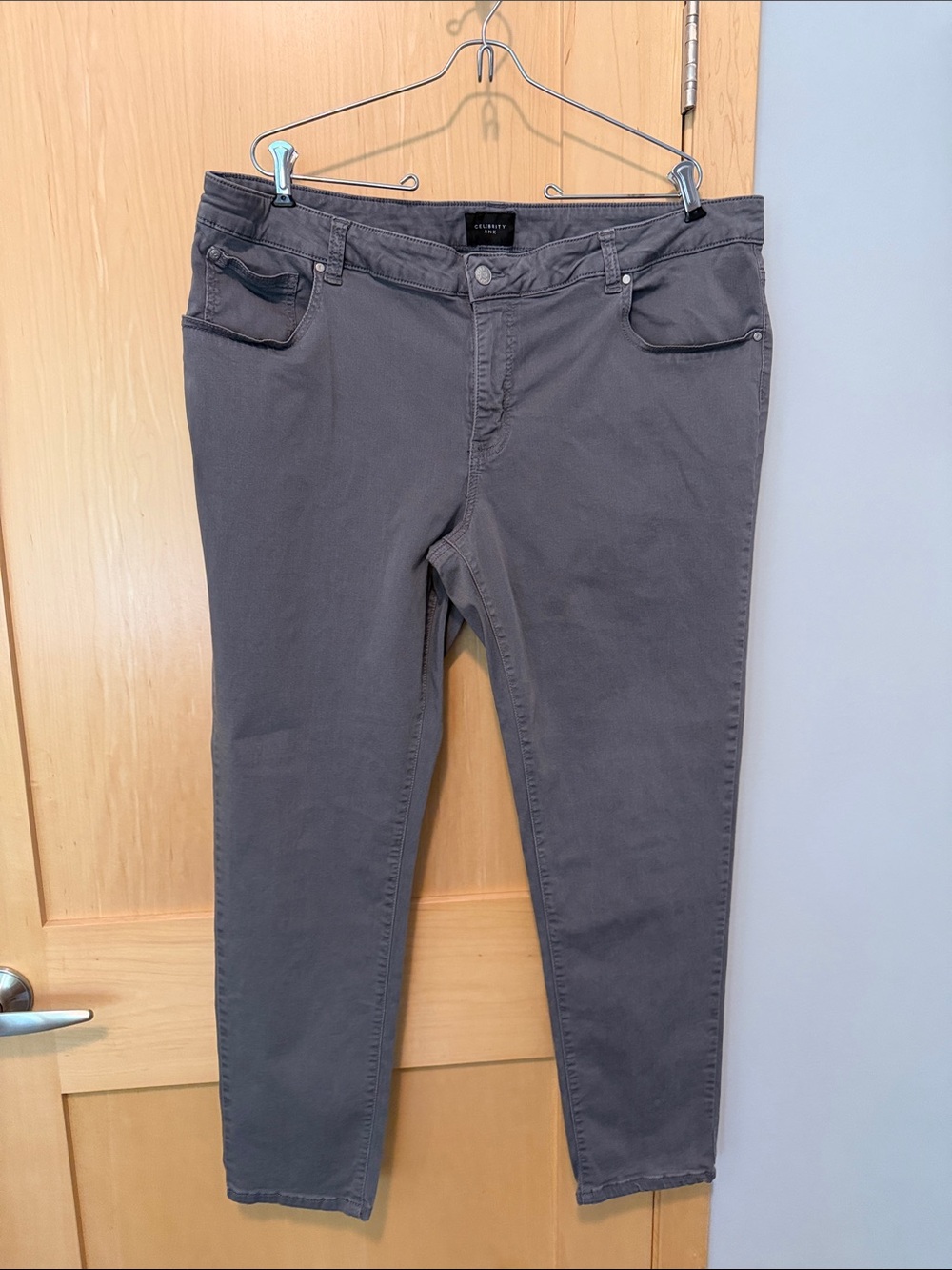 Celebrity Pink Women's Skinny Jeans in Charcoal Gray